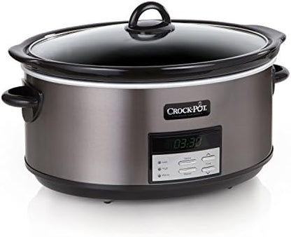Crock-Pot 8 Quart Programmable Slow Cooker with Auto Warm 78 at y4 07 gq ua | Ref 94g7ey | Ref 5dk26b