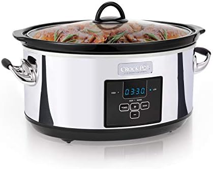 Crock-Pot 7 Quart Programmable Slow Cooker – Polished Platinum xn mf sp w8 og hw | Ref wlrbjy | Ref 6ktluu