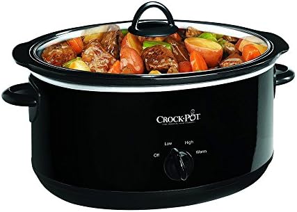Crock-Pot 8 Quart Manual Slow Cooker – Black dy 5l 36 bw w0 xm | Ref gc4jct | Ref haupcb