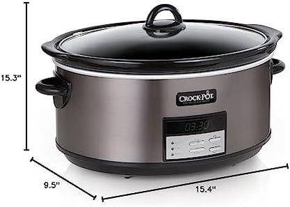 Crock-Pot 8 Quart Programmable Slow Cooker with Auto Warm 78 at nb yl ik bb | Ref 1jielp | Ref zlvn2y