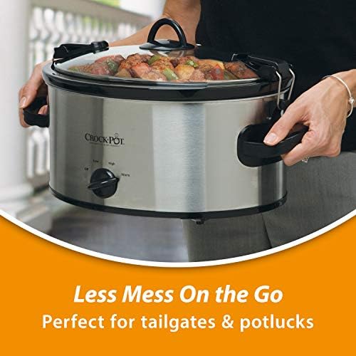 Crock-Pot Cook & Carry 6 Quart Portable Slow Cooker jf fv ks kw s7 8p | Ref ejdlro | Ref jfy5oz