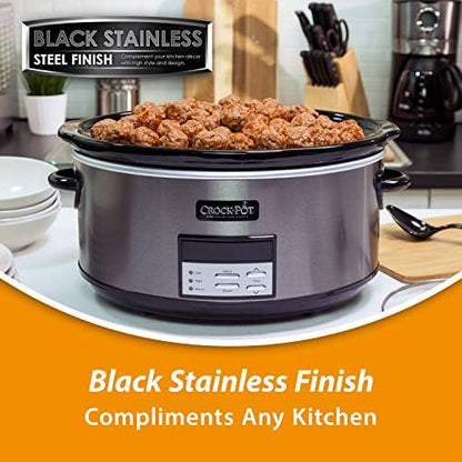 Crock-Pot 8 Quart Programmable Slow Cooker with Auto Warm 78 at nb yl ik bb | Ref 1jielp | Ref zlvn2y