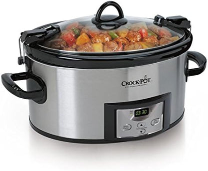 Crock-Pot Cook & Carry 6 Quart Programmable Slow Cooker 9u uj r5 be 14 wi | Ref mx4ikd | Ref fr81zp