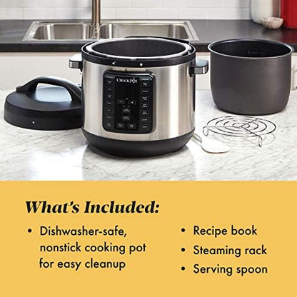 Crock-Pot 8 Quart Express Crock Multi-Use Pressure Cooker ml 67 cn qw d9 s6 | Ref t6rhor | Ref xi8ehi