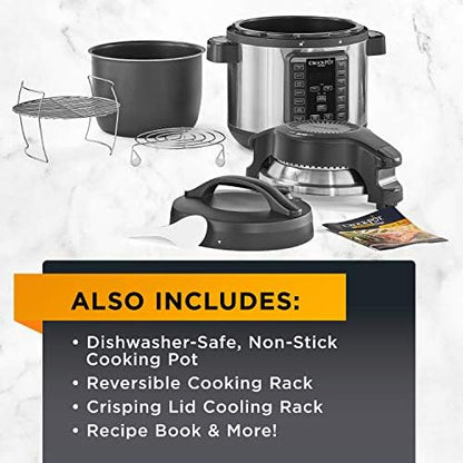 Crock-Pot Express Crisp 8 Quart 10-in-1 Pressure Cooker po sk 35 x0 jr 0c | Ref ny6o0d | Ref q4zabw