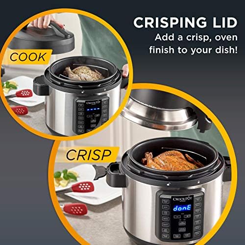 Crock-Pot Express Crisp 8 Quart 10-in-1 Pressure Cooker po sk 35 qq bn ud | Ref wrqwqg | Ref qt8kl0